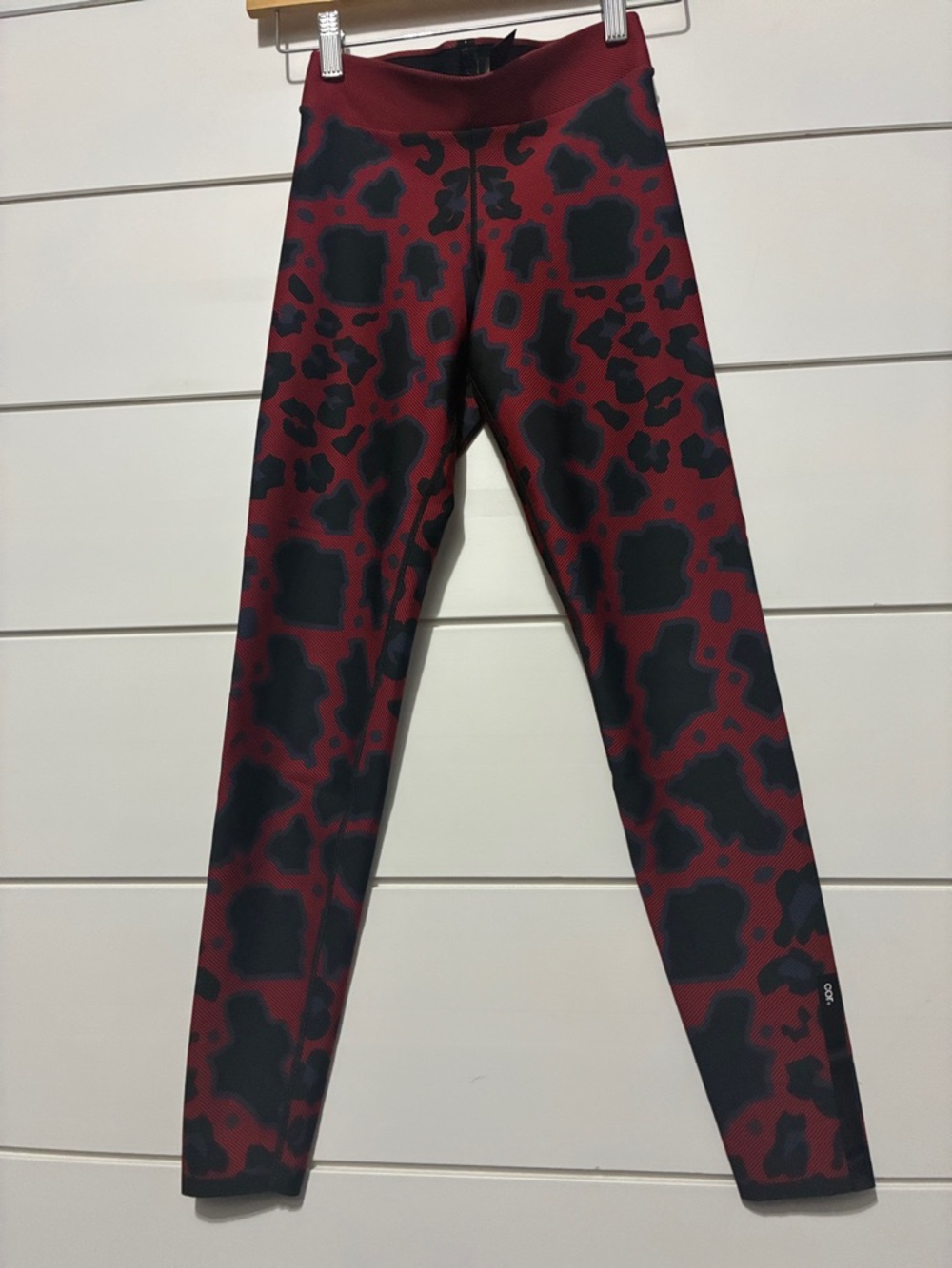 Cor by ultracor  Red and Black Leopard Print Leggings